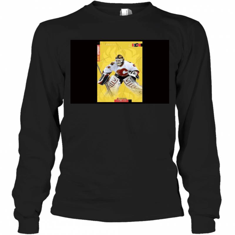 Miikka Kiprusoff Calgary Flames goalie Hockey Long Sleeve T-Shirt