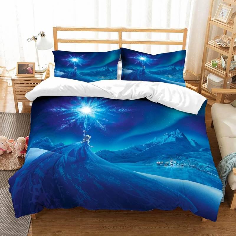 3D Customize Frozen Elsa Bedding Set Duvet Cover Set Bedroom Set Bedlinen