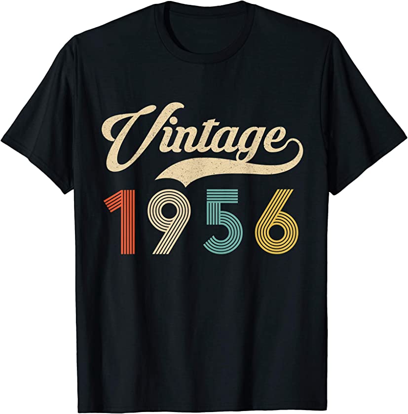 Vintage Retro 1956 65th Birthday – Gift For 65 Year Old T-Shirt