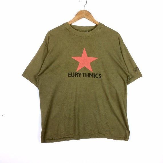 Rare Vintage 90S Pop Duo Eurythmics Peacetour Shirt Extra Shirt