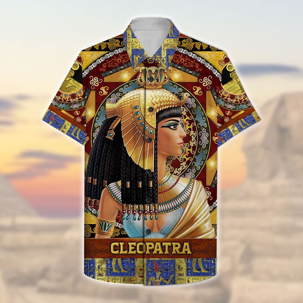 Ancient Egypt Queen Cleopatra Printed Hawaii Shirt 3000 Bce Ha45260