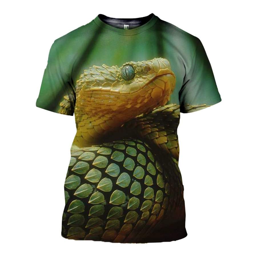 3D All Over Printed Snake T Shirt Hoodie 15121