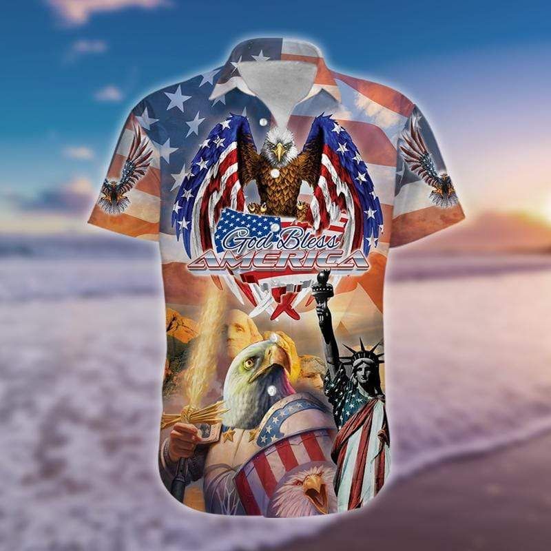 Shop From 1000 Unique Hawaii Aloha Shirts Eagle God Bless America Ha52497