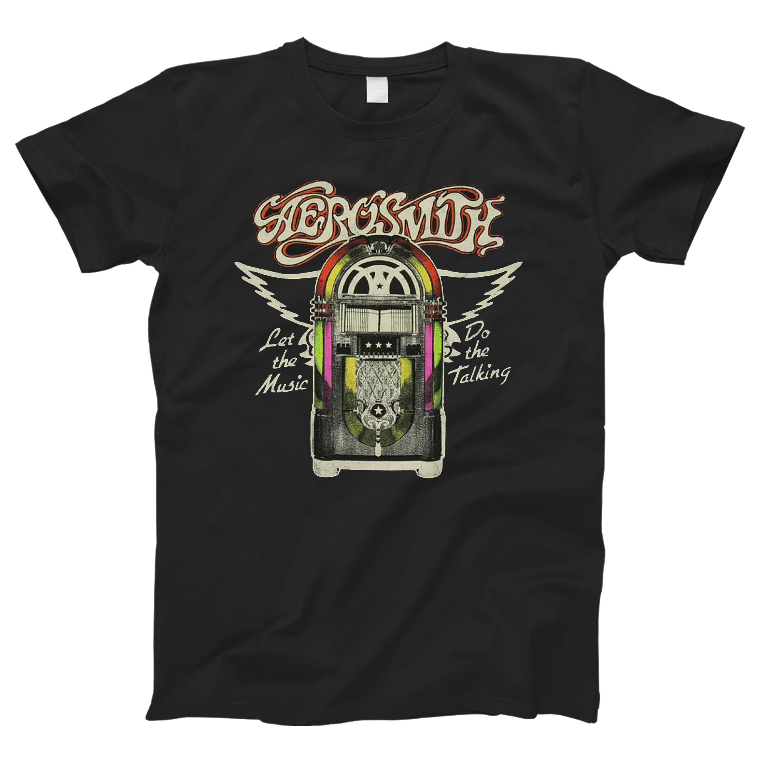 Aerosmith Let The Music Jukebox Man’s Tee T-Shirt