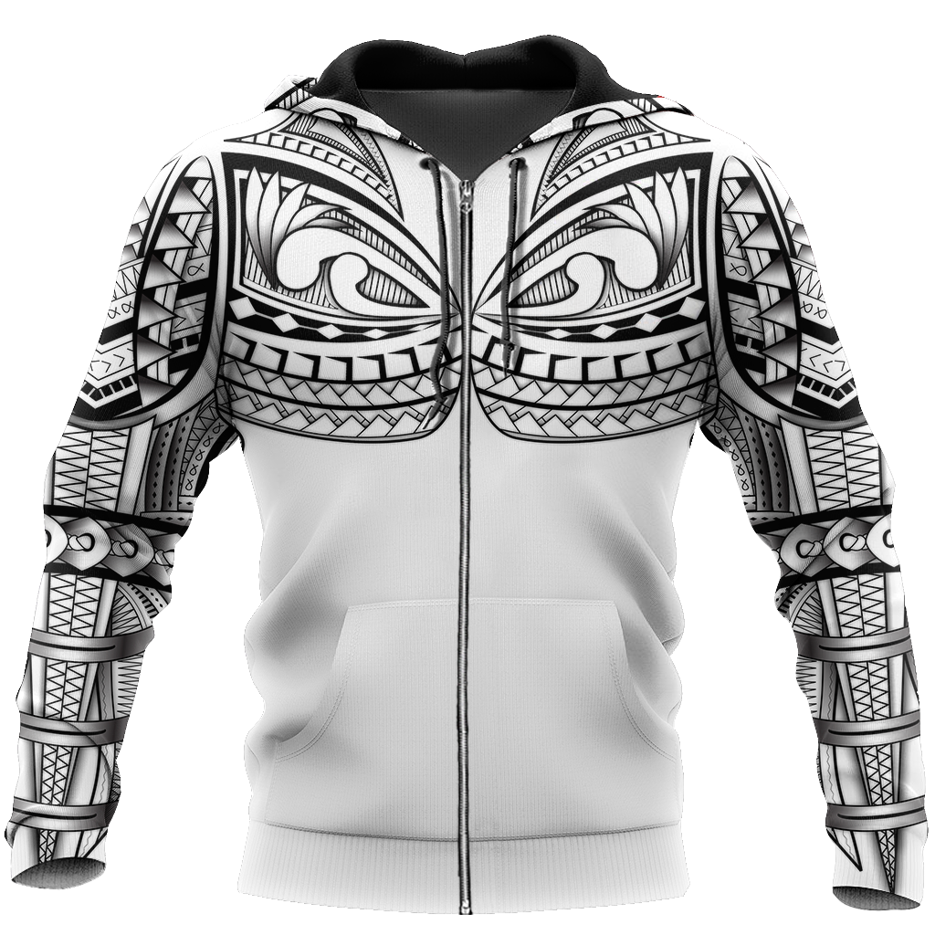 Amazing Polynesian Tattoo Deluxe Hoodie ML