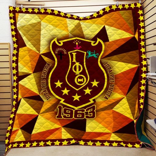 Iota Phi Theta Logo Quilt All Over Printed