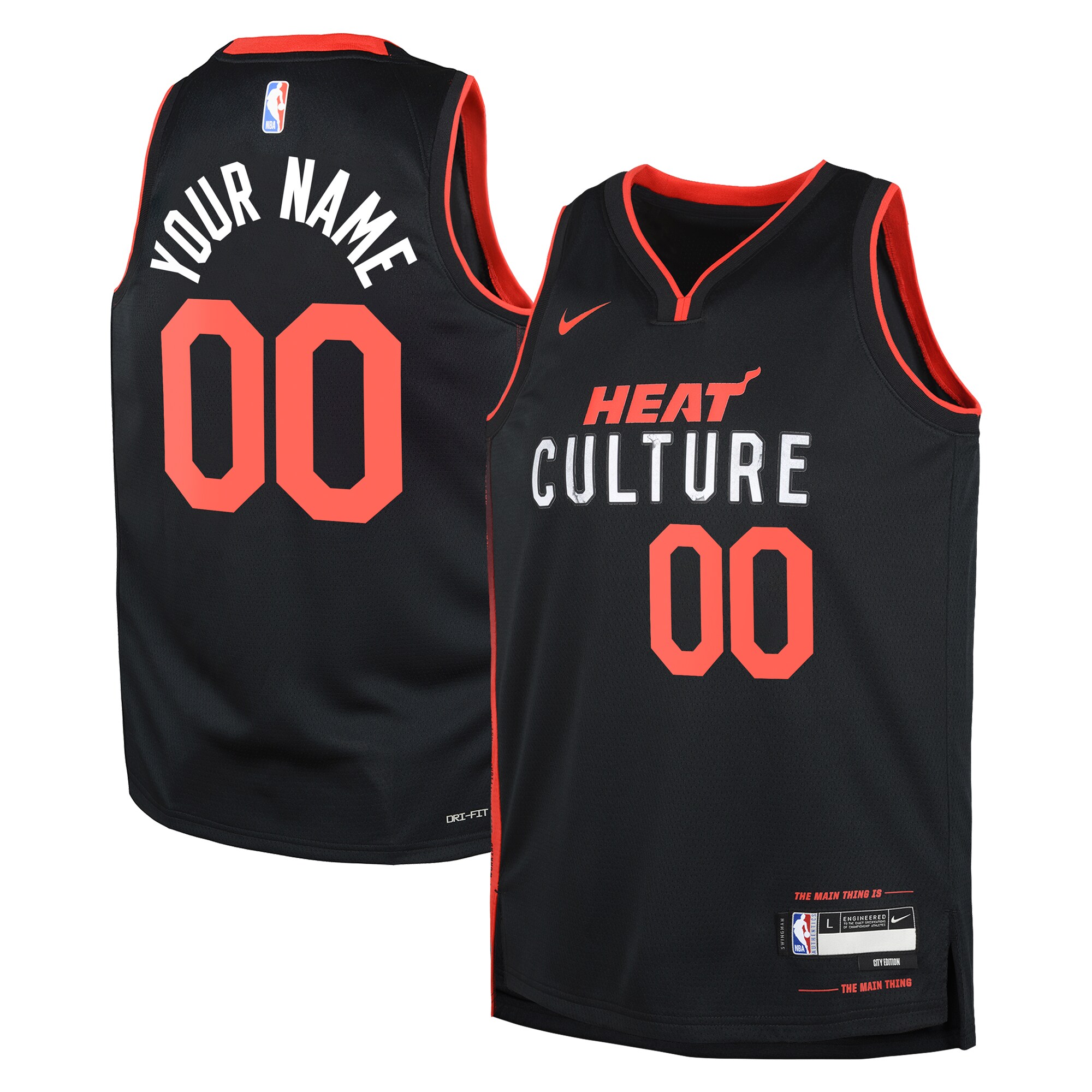 Miami Heat City Edition Swingman Jersey 23 – Custom – Youth