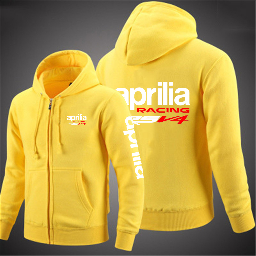 Aprilia Racing RSV4 2022 Men’s Printing Hooded Sleeve Leisure Autumn Leisure Harajuku Zipper Comfortable Coat Sweatshirt Jacket alx