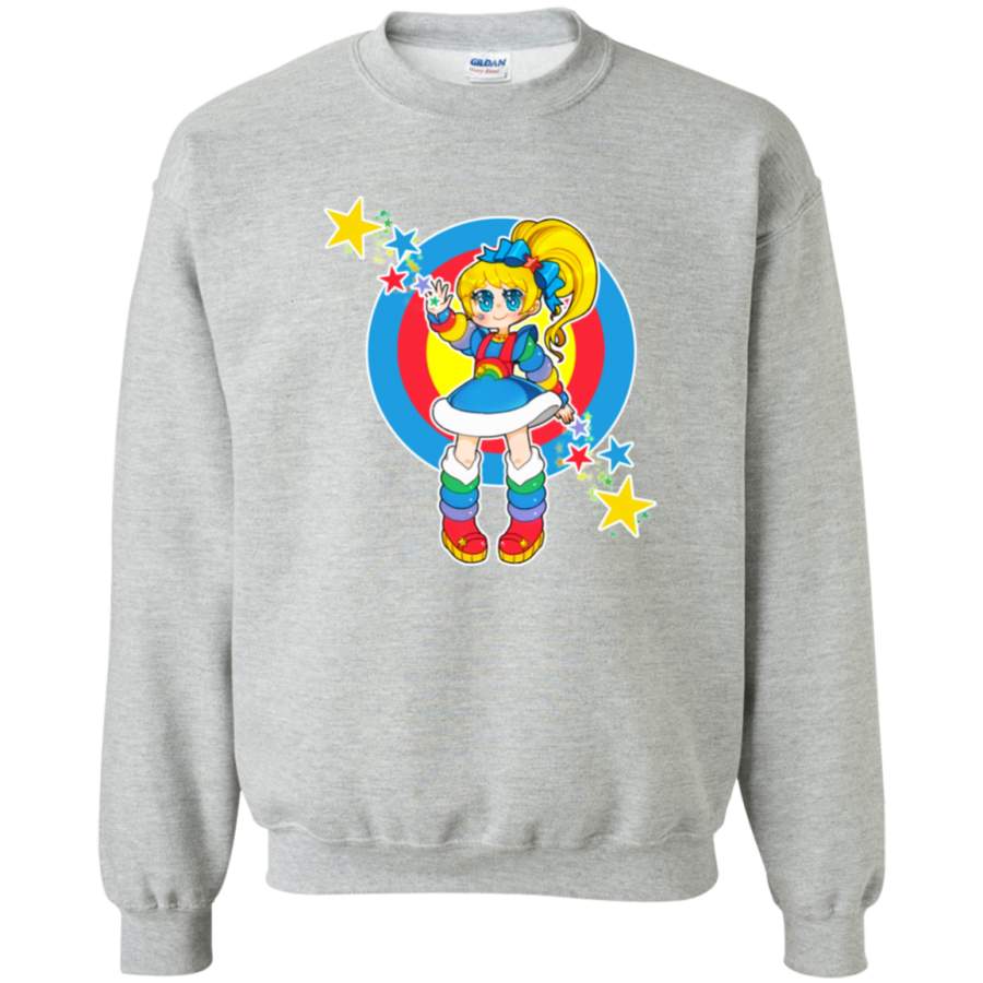 AGR New Generation Rainbow Brite Crewneck Pullover Sweatshirt