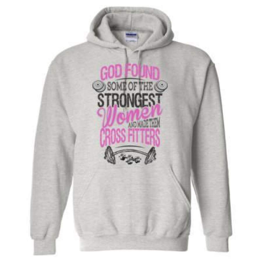 AGR God Found Some Of The Strongest Women And Made Them Cross Fitters – Heavy Blend™ Hooded Sweatshirt