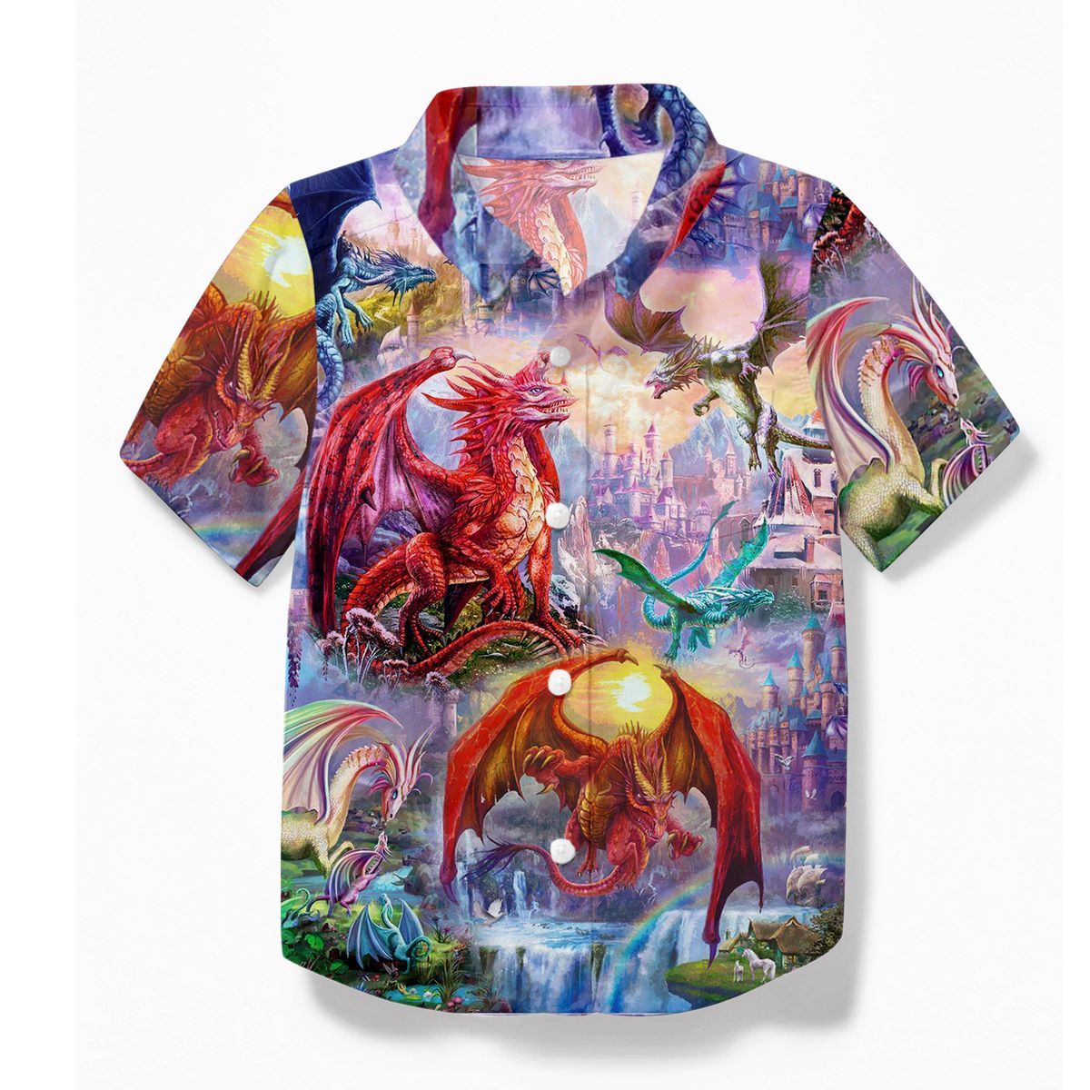 Gearhumans Gearhuman Dragon Kid Hawaiian Shirt Ha35417