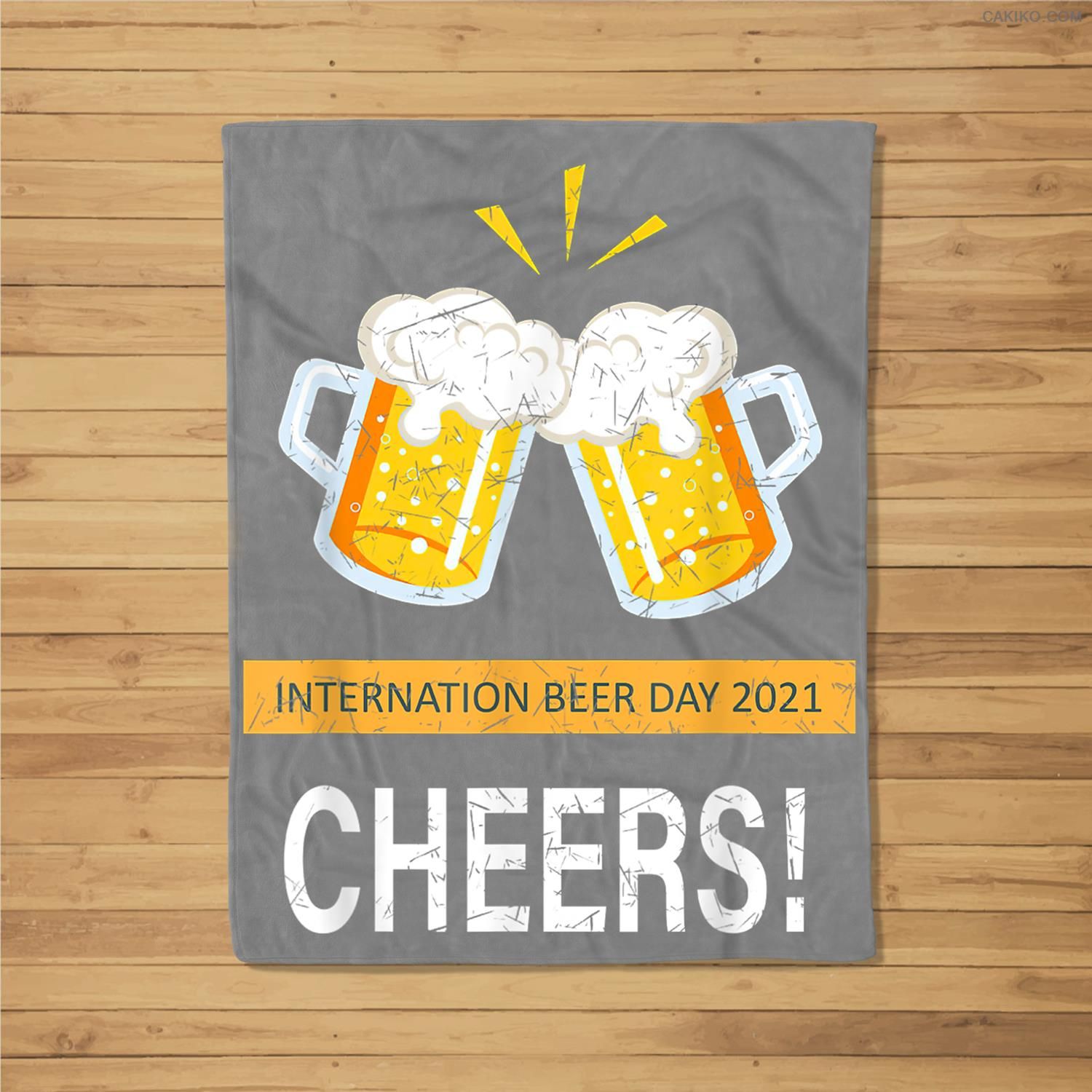 Internation Beer Day 2021 Cheers For Men Women Fleece Blanket