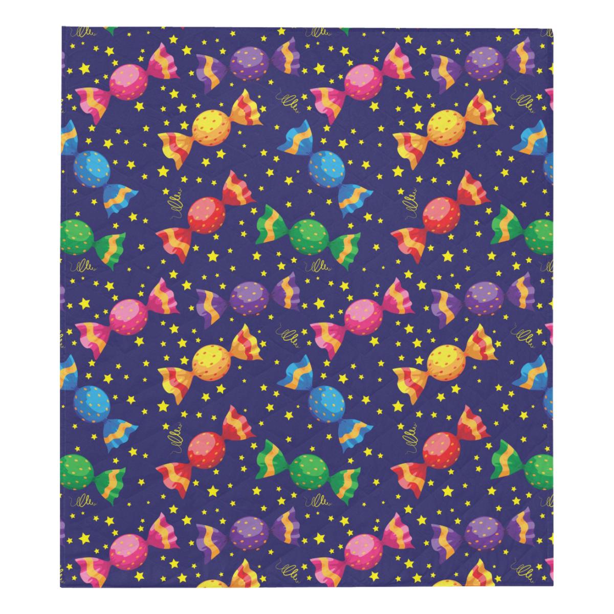 Candy Pattern Print Design Ca06 Premium Quilt