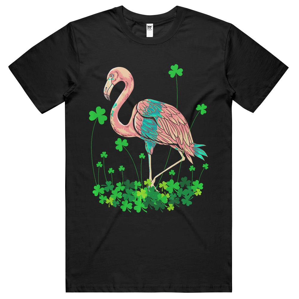 Irish Lucky Shamrock Flamingo Lovers Happy St Patrick’S Day T Shirts