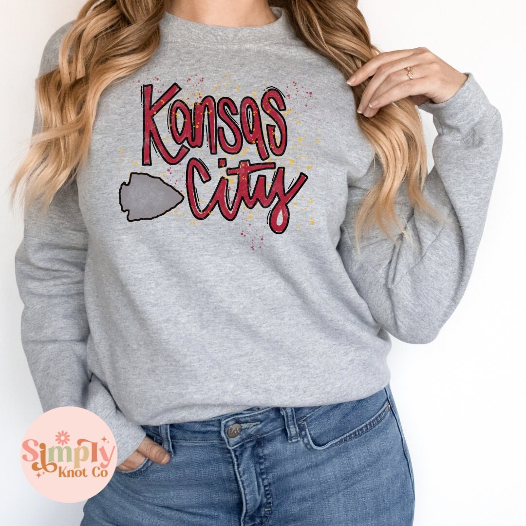 Kansas City Splatter crewneck, Kansas City sweatshirt, Kansas City Pride, KC sweatshirt, KC apparel, Kansas City crewneck, KC crew