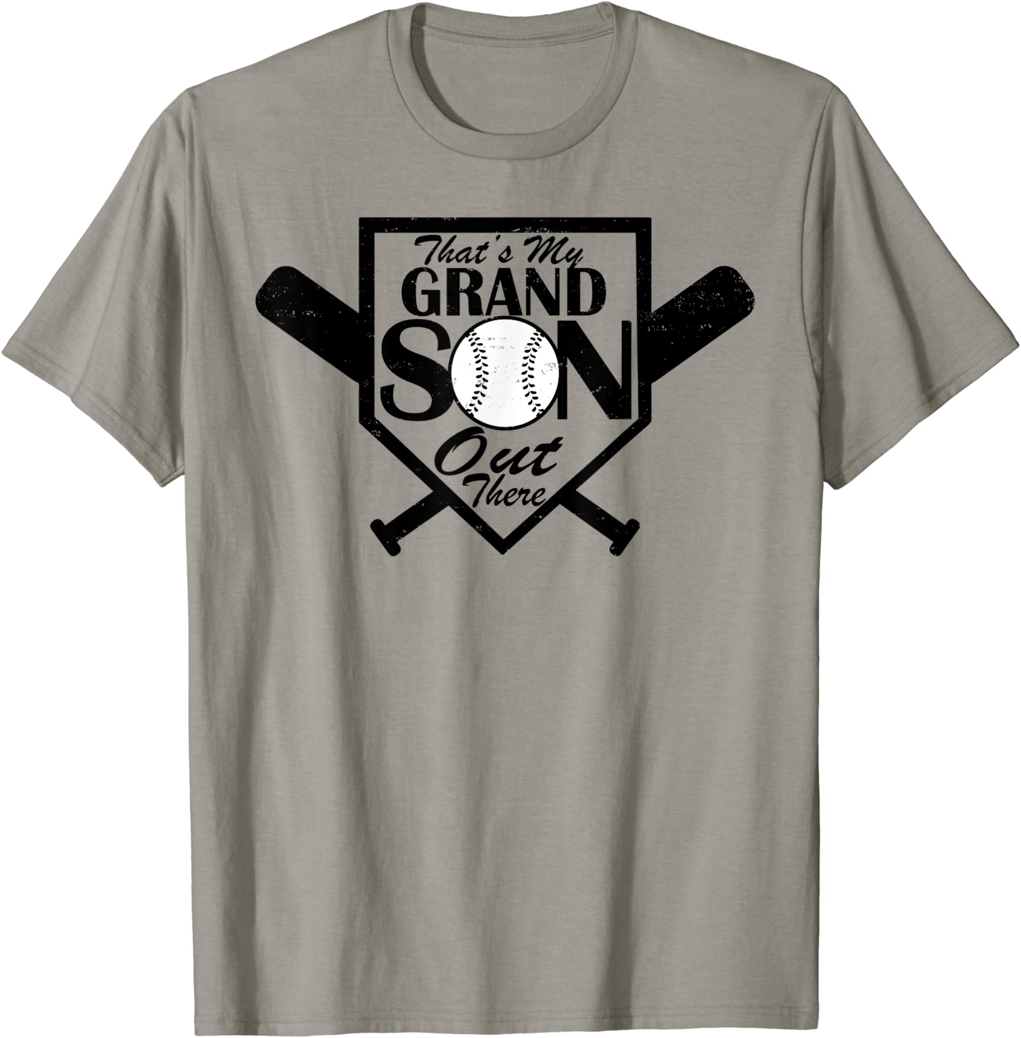 That’s My Grandson Out There Baseball For Grandma Grandpa T-Shirt