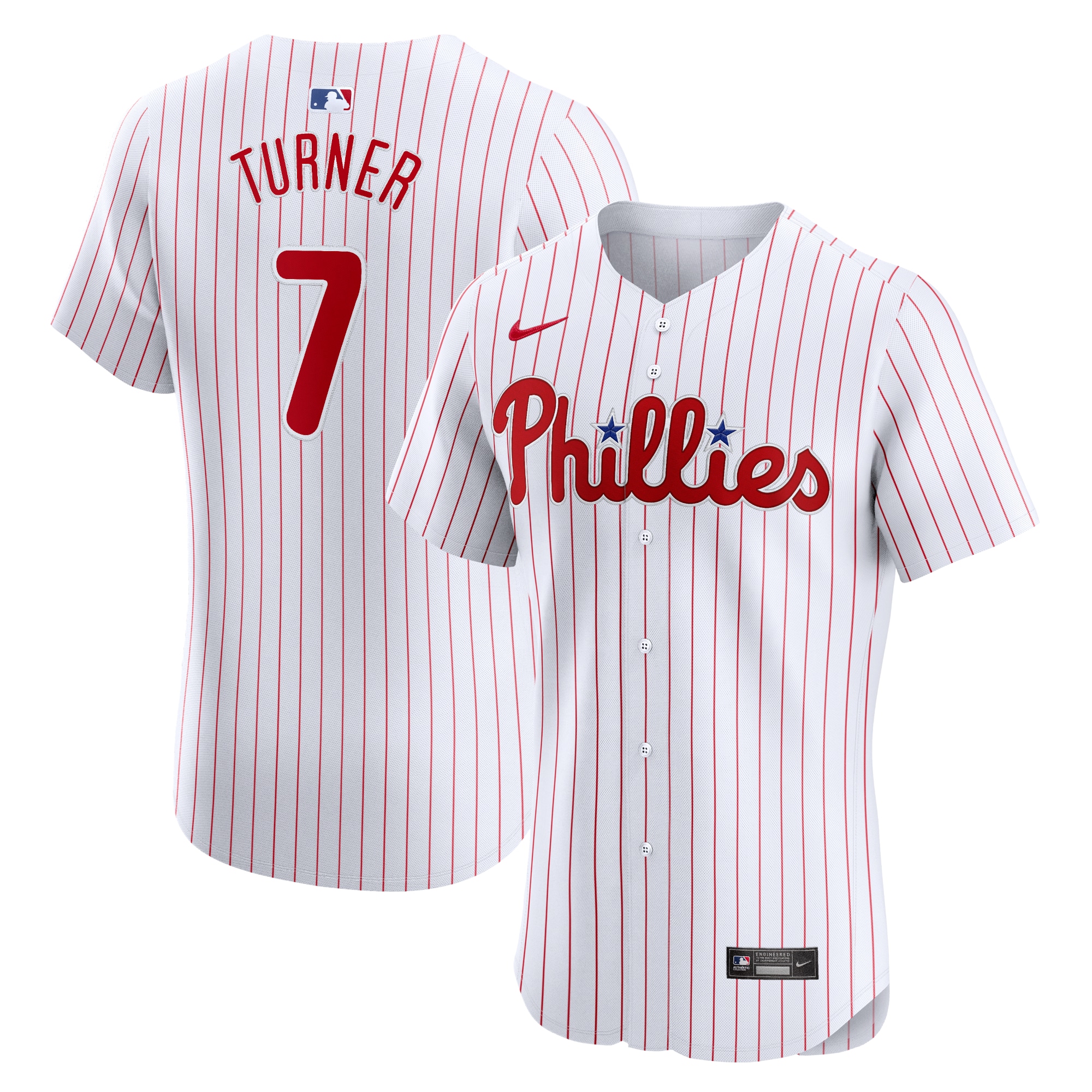 Trea Turner Philadelphia Phillies Home Elite Jersey – White