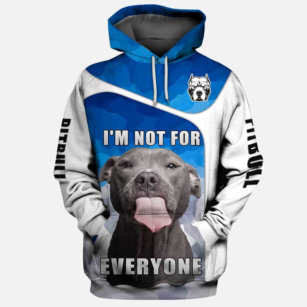 Pitbull Not For Everyone 3D Full Printing