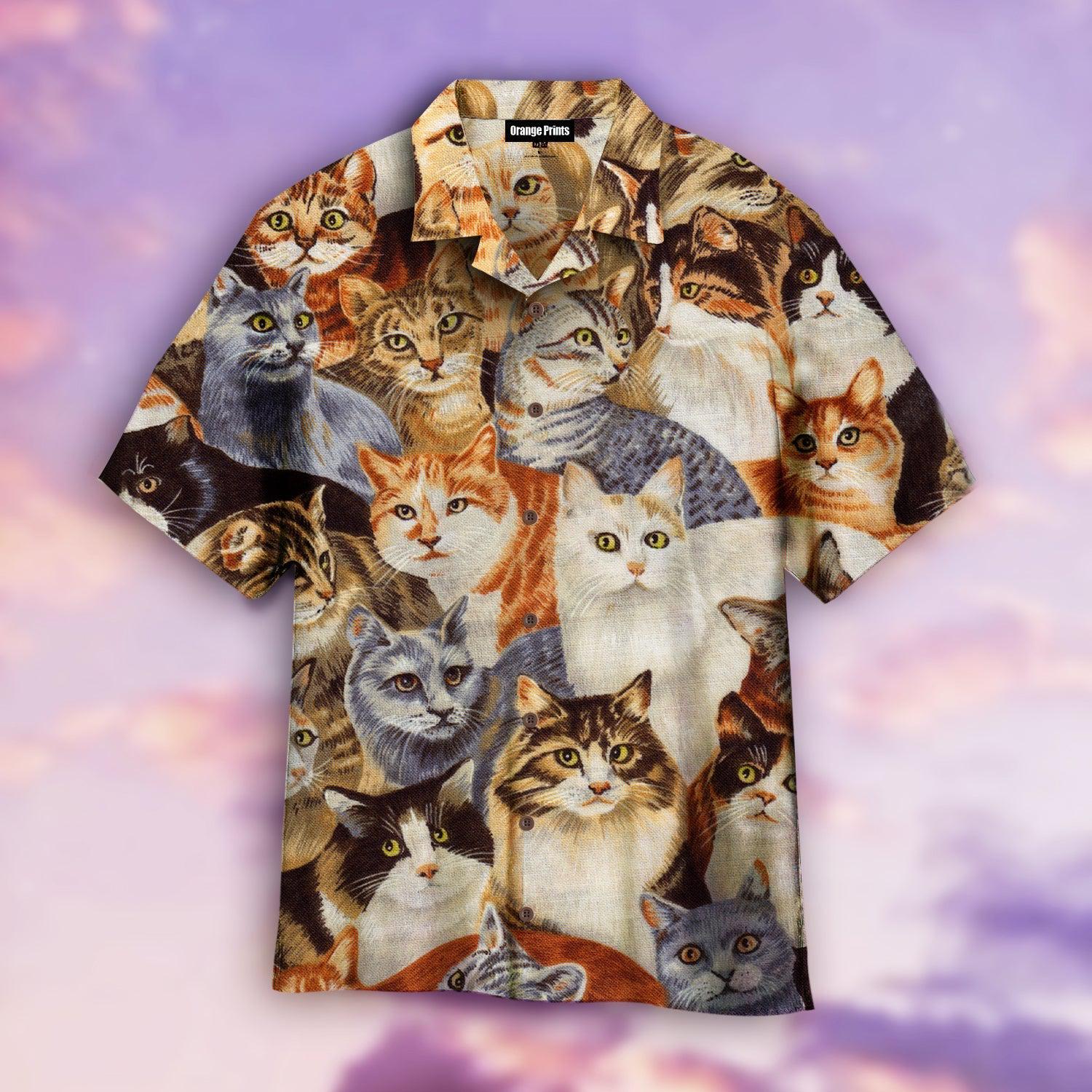 Cute Cats Hawaii Shirt For Men And Women Ha43162