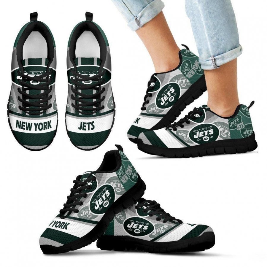 Three Impressing Point Of Logo New York Jets Sneakers #447