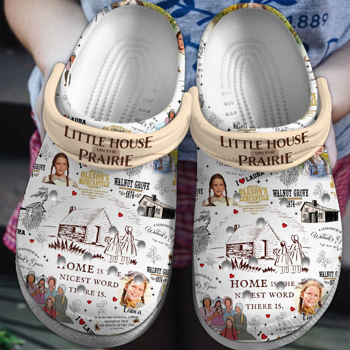 Little House On The Prairie Tv Series Crocss Clogs For Men Women And Kid Ttp2405209227