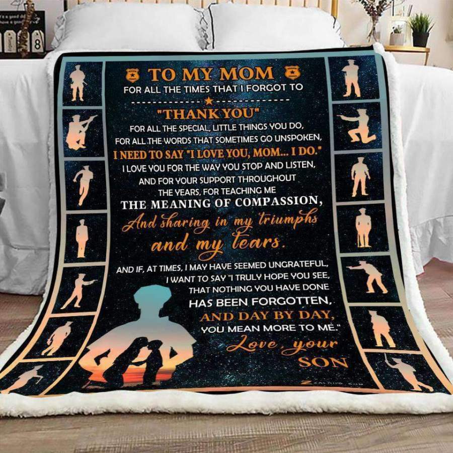 Day By Day You Mean More To Me Gift For Mom Blanket