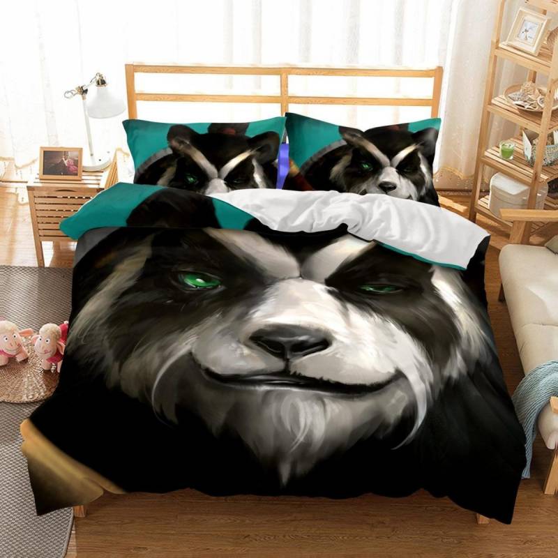 3D Game World Of Warcraft Taran Zhu PrintedCoveretBedroom Blanket Matss 3D Customize Bedding Set Duvet Cover SetBedroom Set Bedlinen