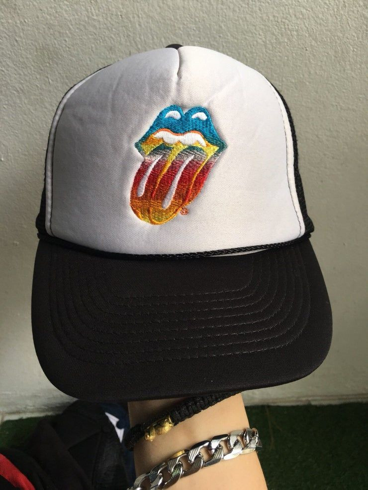 2003 Rolling Stones Vintage Music Trucker Cap Shirt