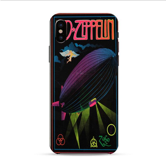 Vintage Led Zeppelin Poster iPhone XS 3D Case