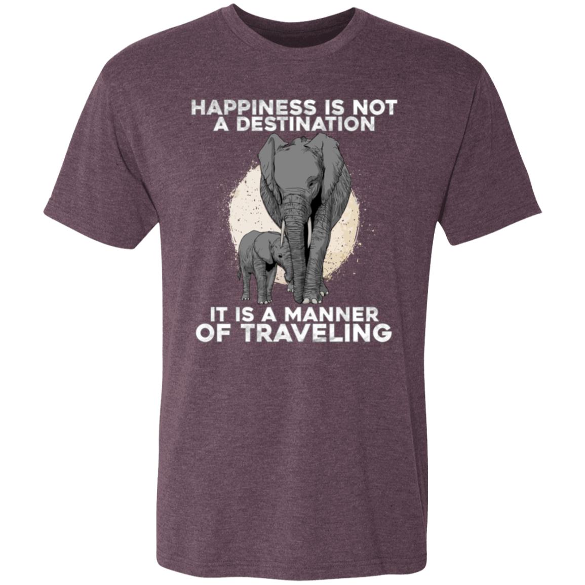 Elephant Travel Premium Triblend Tee