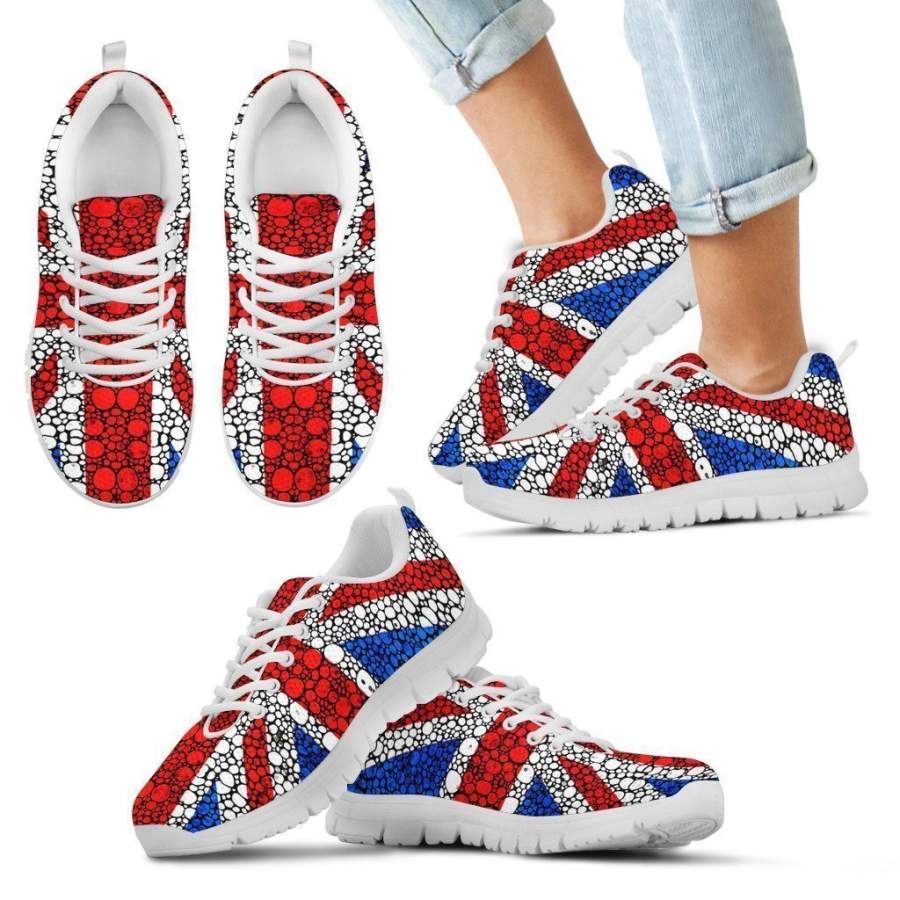 WHITE BRITAIN FLAG Kid’s Sneakers