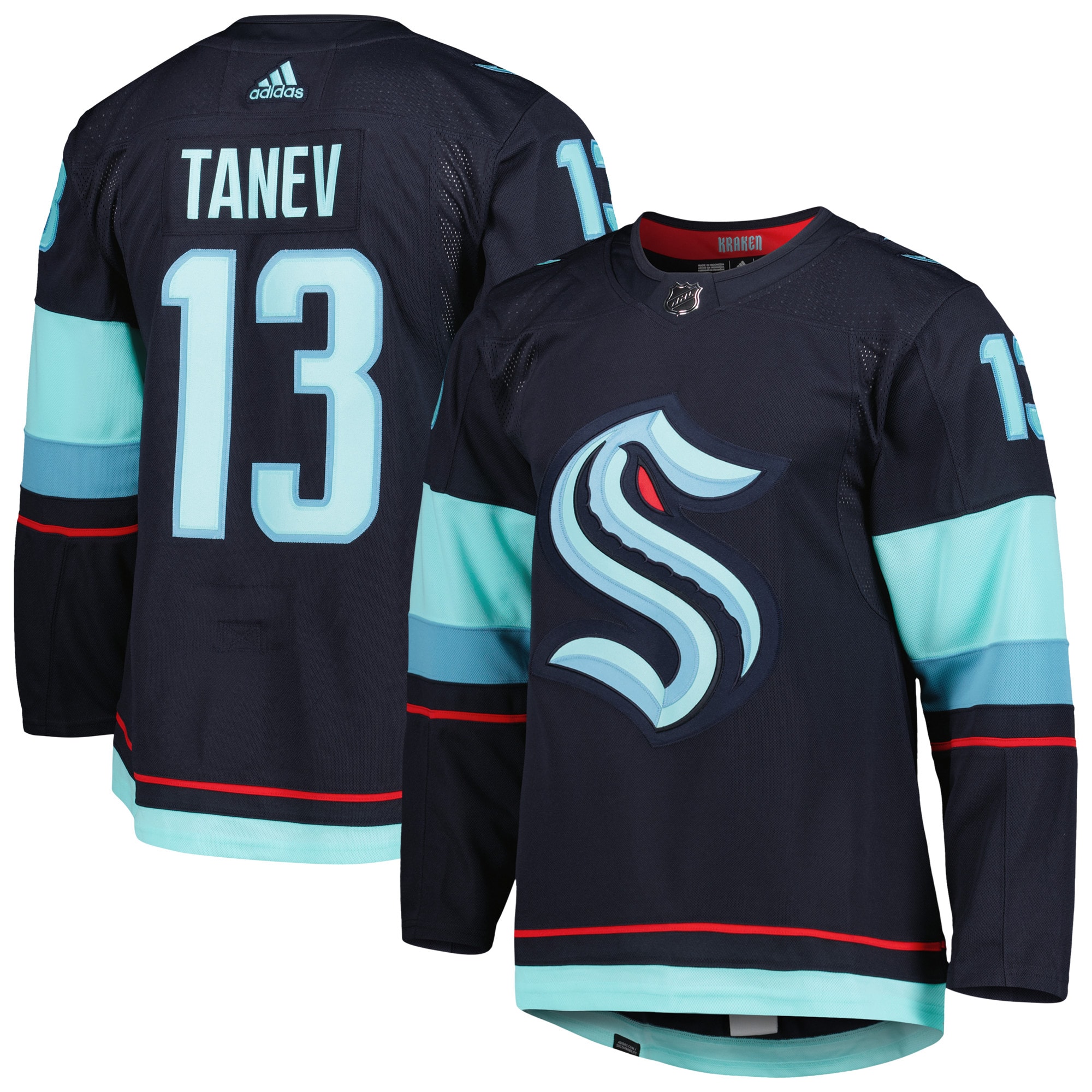 Brandon Tanev Seattle Kraken Home Primegreen Authentic Player Jersey – Deep Sea Blue