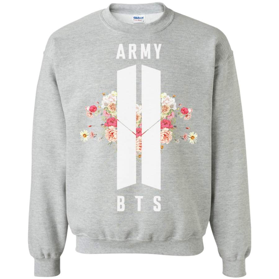 AGR BTS&ARMY Beyond The Scene (No Background) Crewneck Pullover Sweatshirt