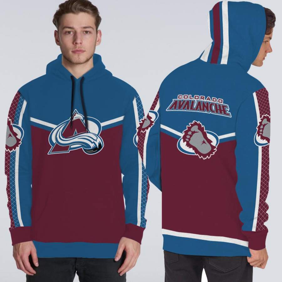 Fashion Gorgeous Fitting Colorado Avalanche Hoodie