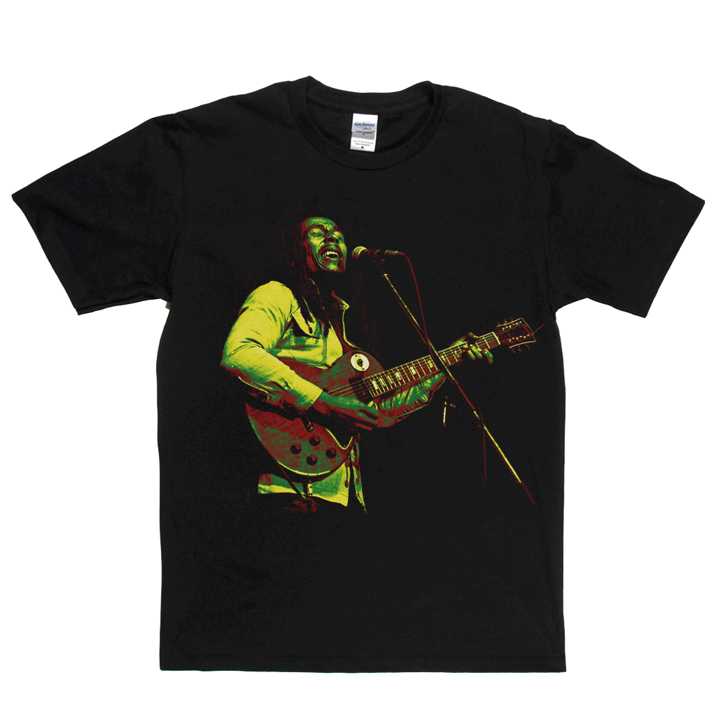 Bob Marley Red Gold And Green T-Shirt