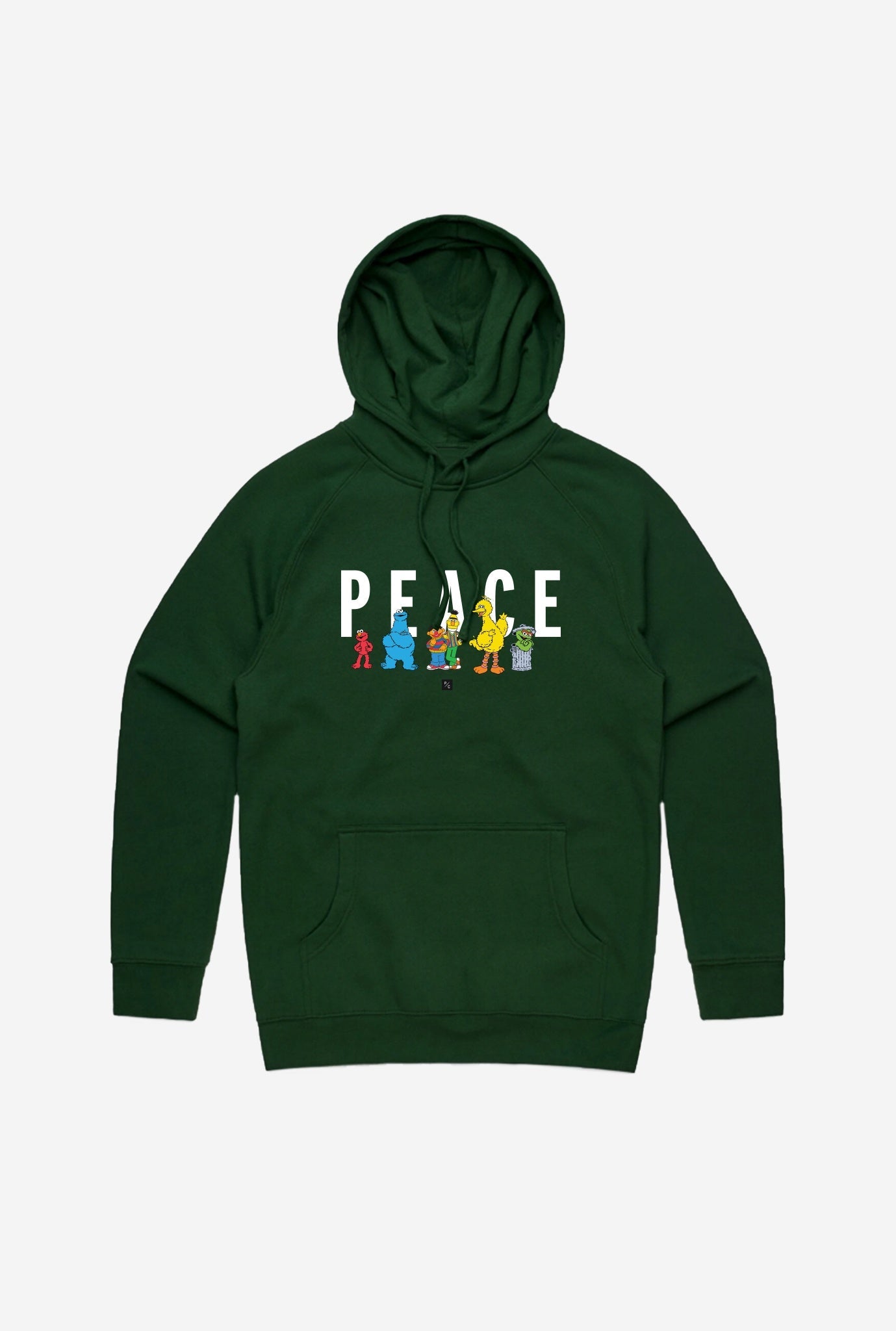 P/C X Sesame Street Hoodie – Forest Green