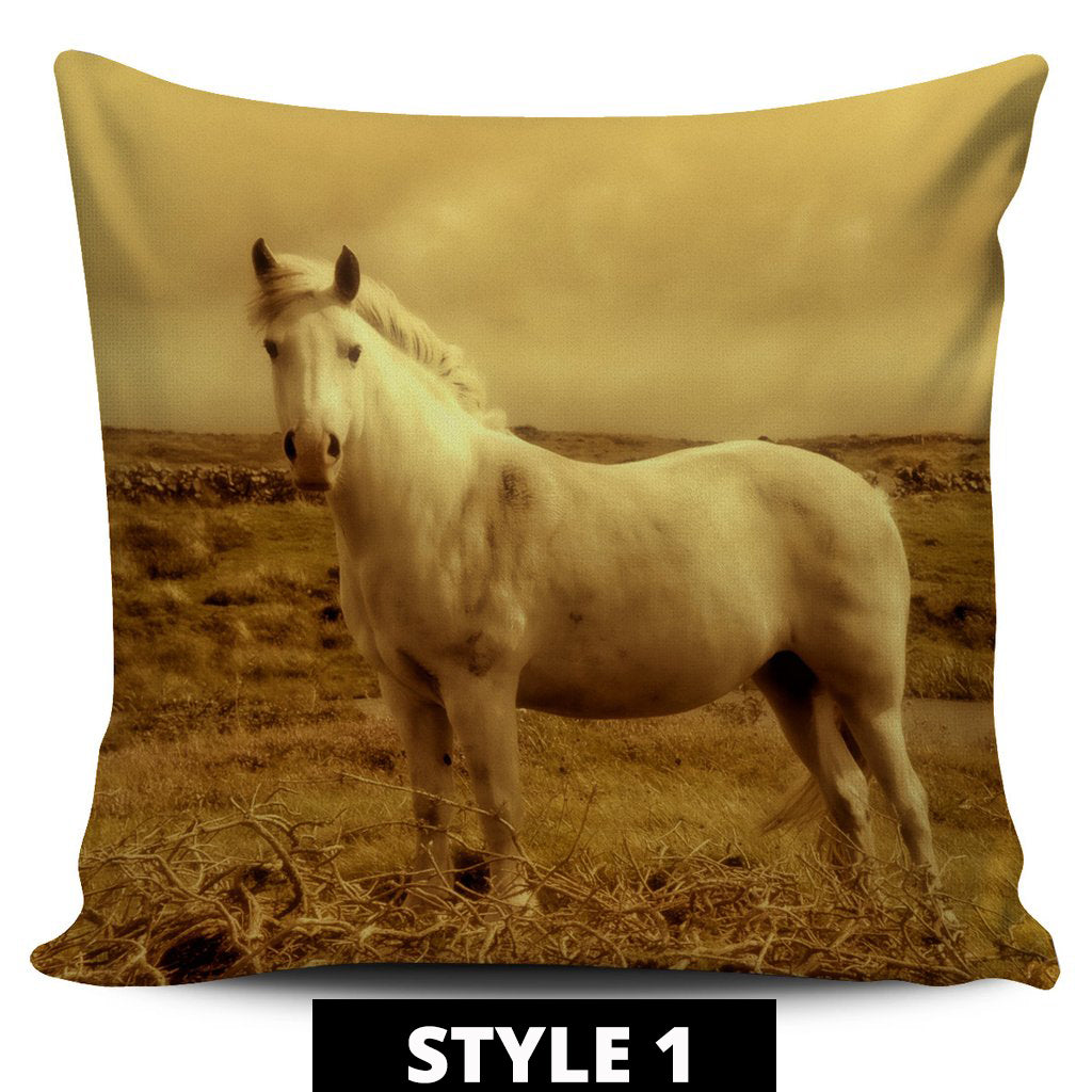 Horse Landscape Pillow Covers