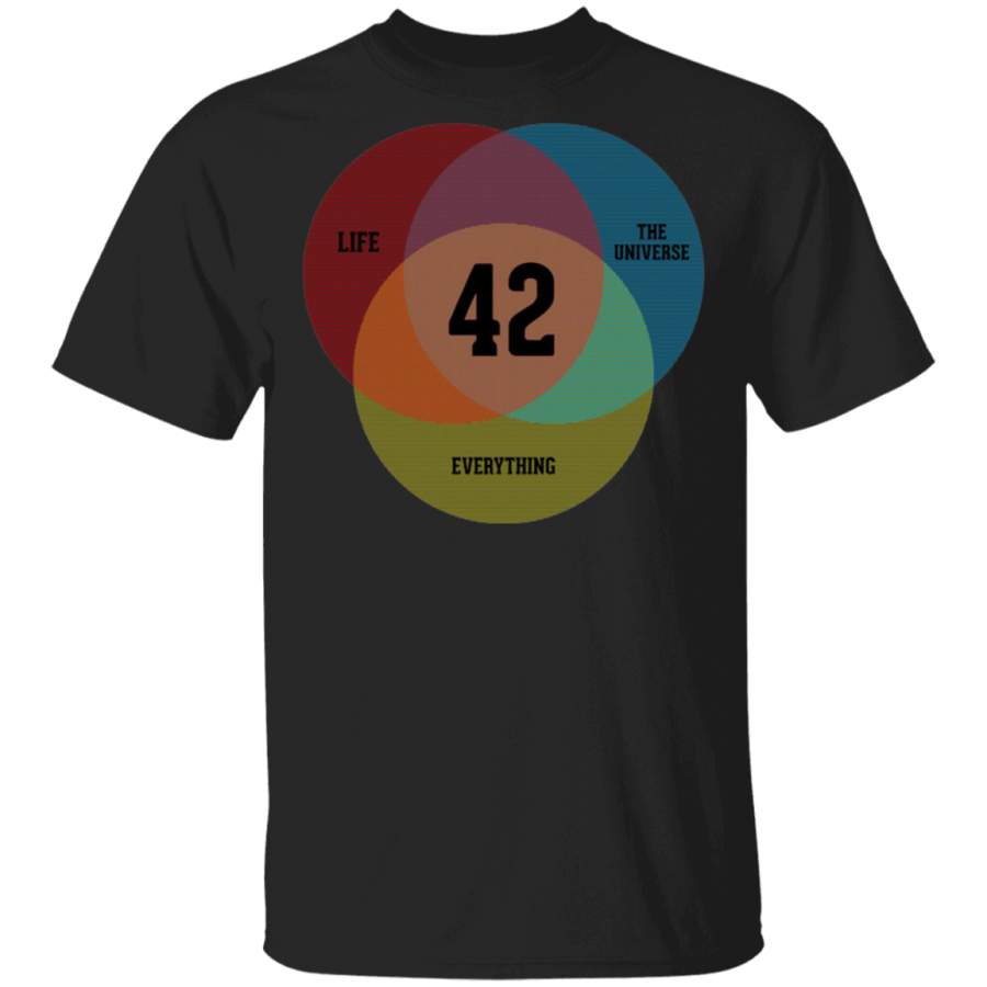 Venn Diagram, Life, the Universe & Everything T-Shirt