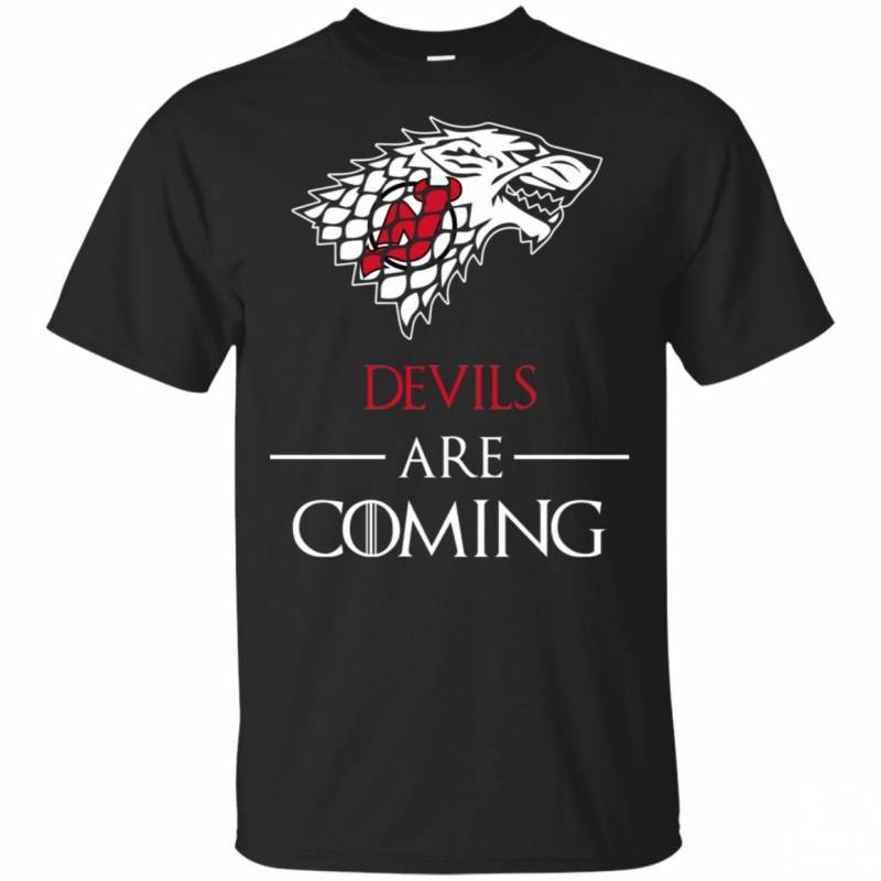 New Jersey Devils stark house are coming funny Game of Thrones shirt t shirt