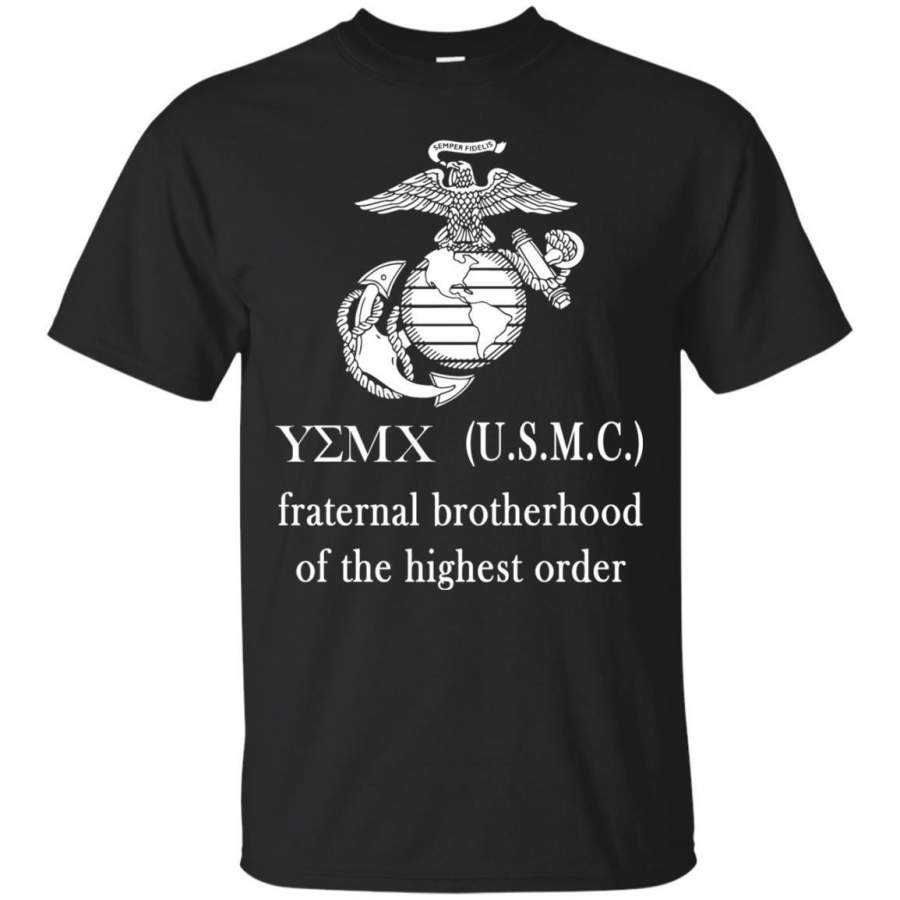 USMC Veteran T Shirt  Fraternal Brotherhood Of The Highest Order  USMC Veteran Shirts