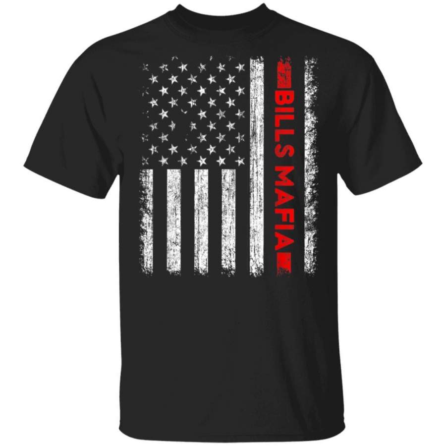 American Flag Bills Mafia Patriotic Buffalo 4th of July T-Shirt