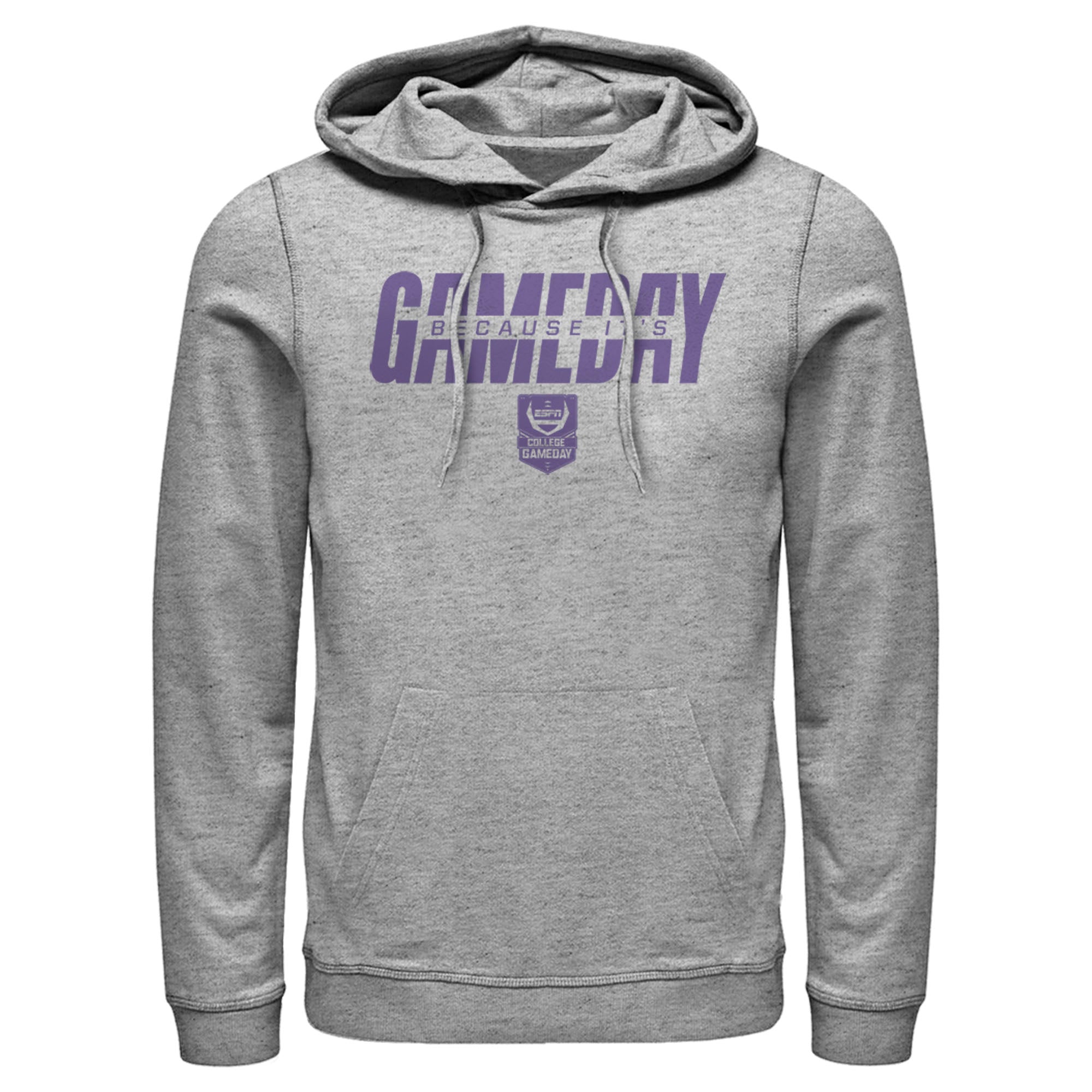 Men’S Espn Because It’S Gameday Purple Pull Over Hoodie