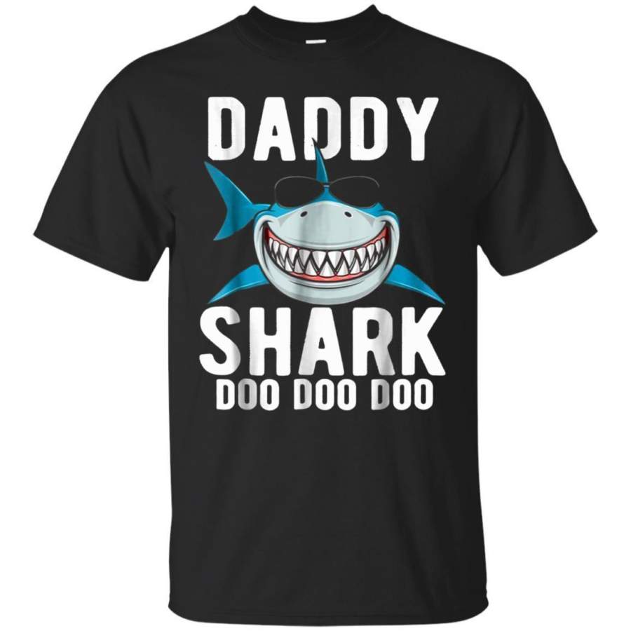 AGR Daddy Shark Tshirt Doo Doo Doo  Fathers Day Gift Tee Jaq T-shirt