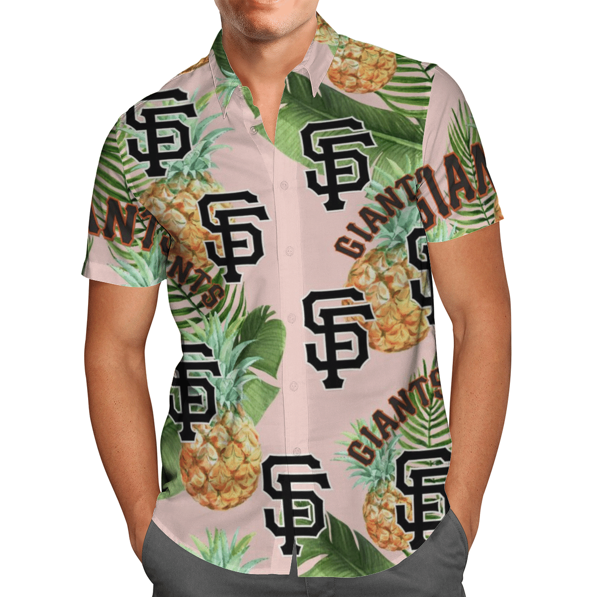 R-San Francisco Giants Baseball Hawaiian Shirt