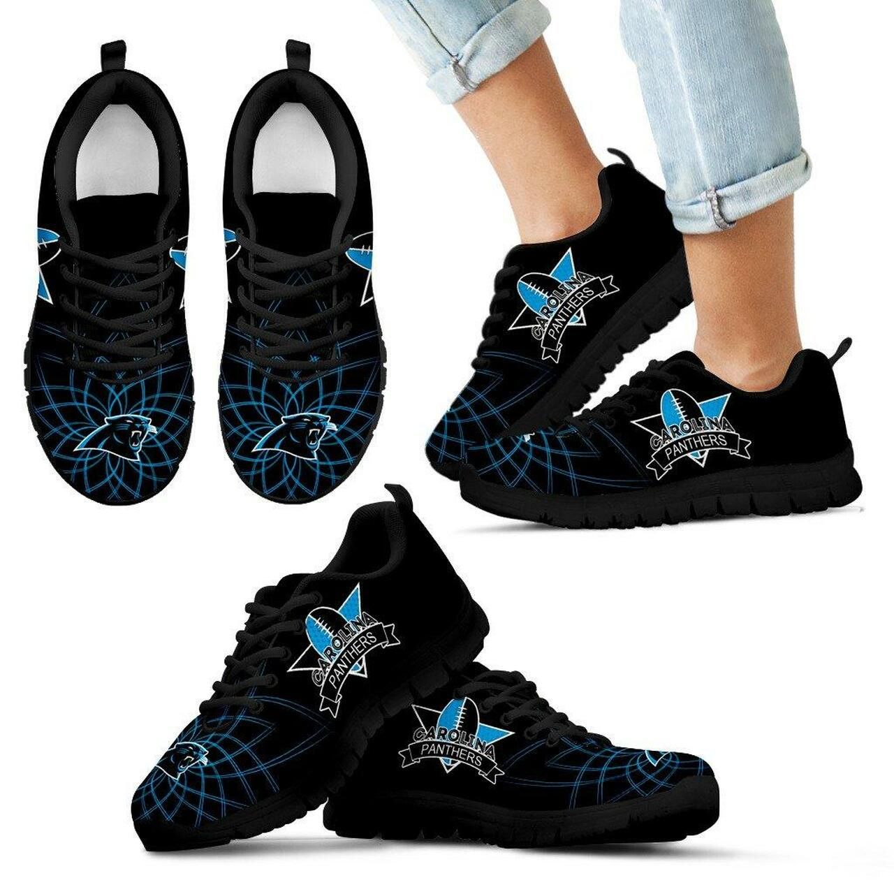 Carolina Panthers Sneakers Super Bowl Running Shoes For Men, Women Shoes12719