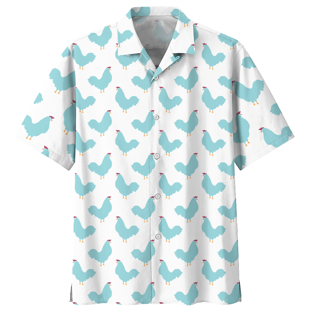 Chicken White High Quality Unisex Hawaii Lover Hawaii Shirt For Men Women Ha81287