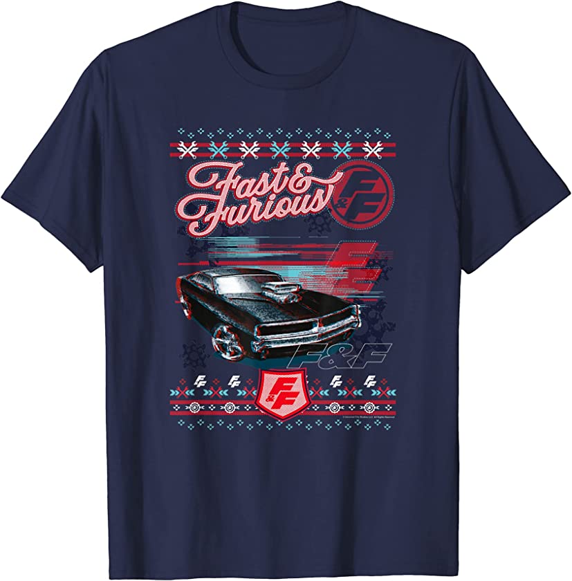 Ugly Christmas Sweater Car Logo T-Shirt