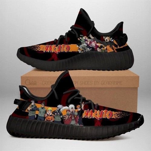 Best Naruto Yeezy Sneakers Shoes Art 562