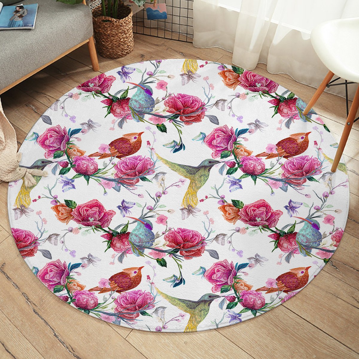 Humming Bird SW2240 Round Rug