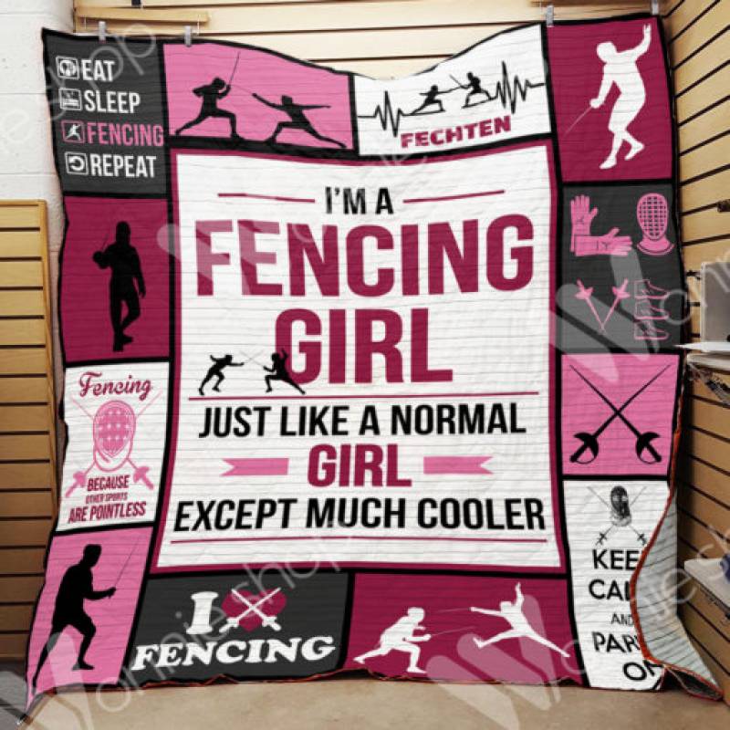 Fencing Girl Blanket DCB1202 87O58